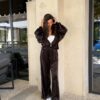 Велурен сет •Bohemian• Dark Chocolate• - Thumbnail Image 6