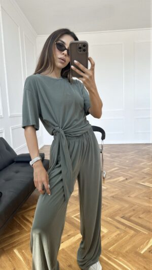 Памучен сет от 2 части •Comfort Olive Green•