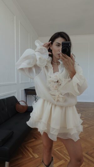 Рокля от шифон •Maison Rose•