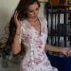 Рокля •Sienna Floral• beige - Thumbnail Image 1