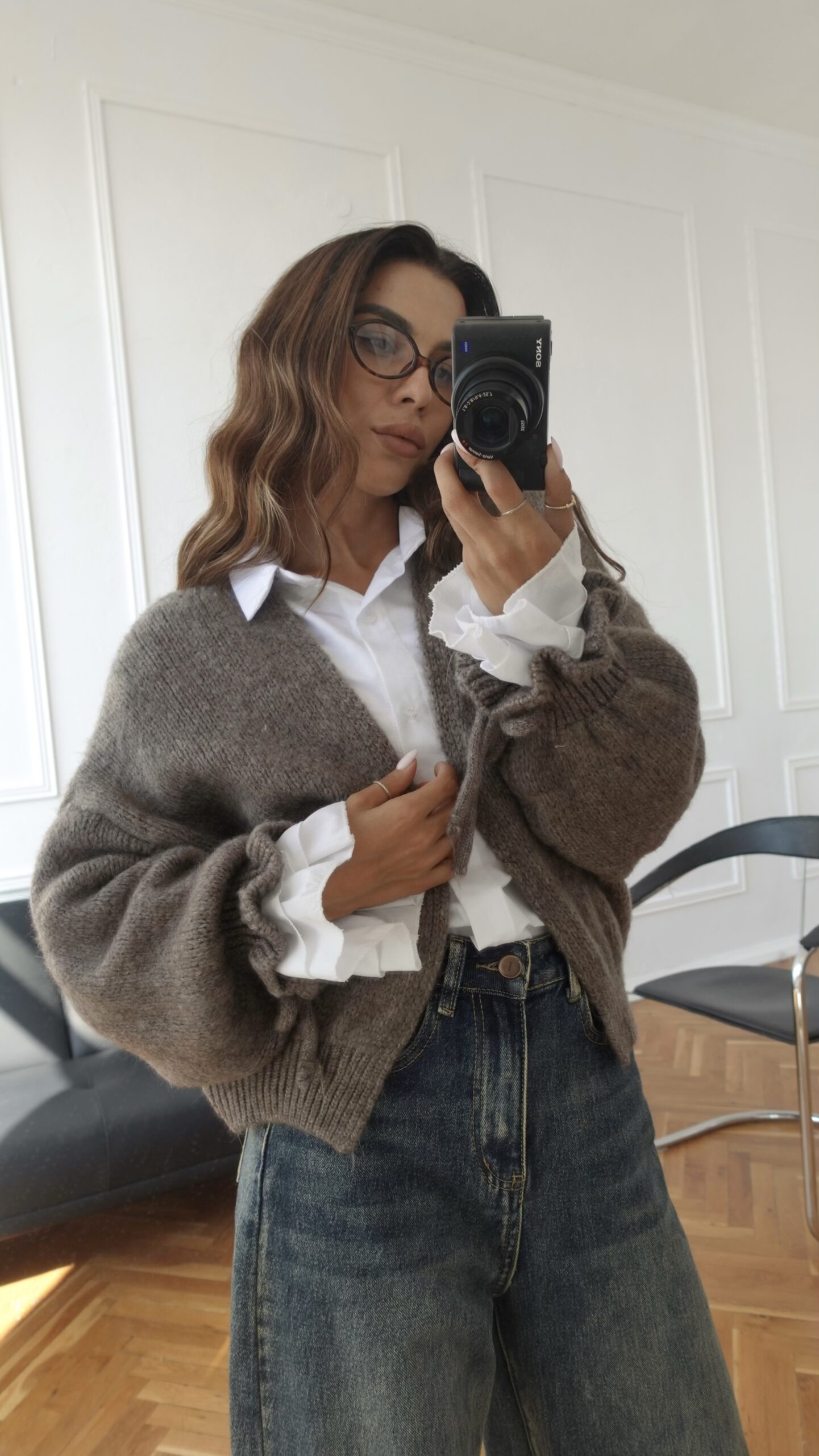Cardigan Oxford Mocha - Image 3