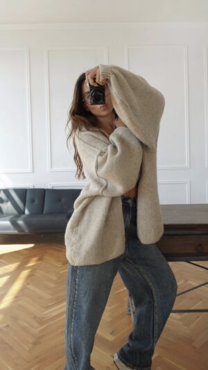 Mila Wool Cardigan /cappuccino/