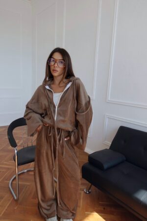 Велурен сет •In my comfort era• Toffee Brown