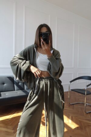 Велурен сет •In my comfort era• Khaki