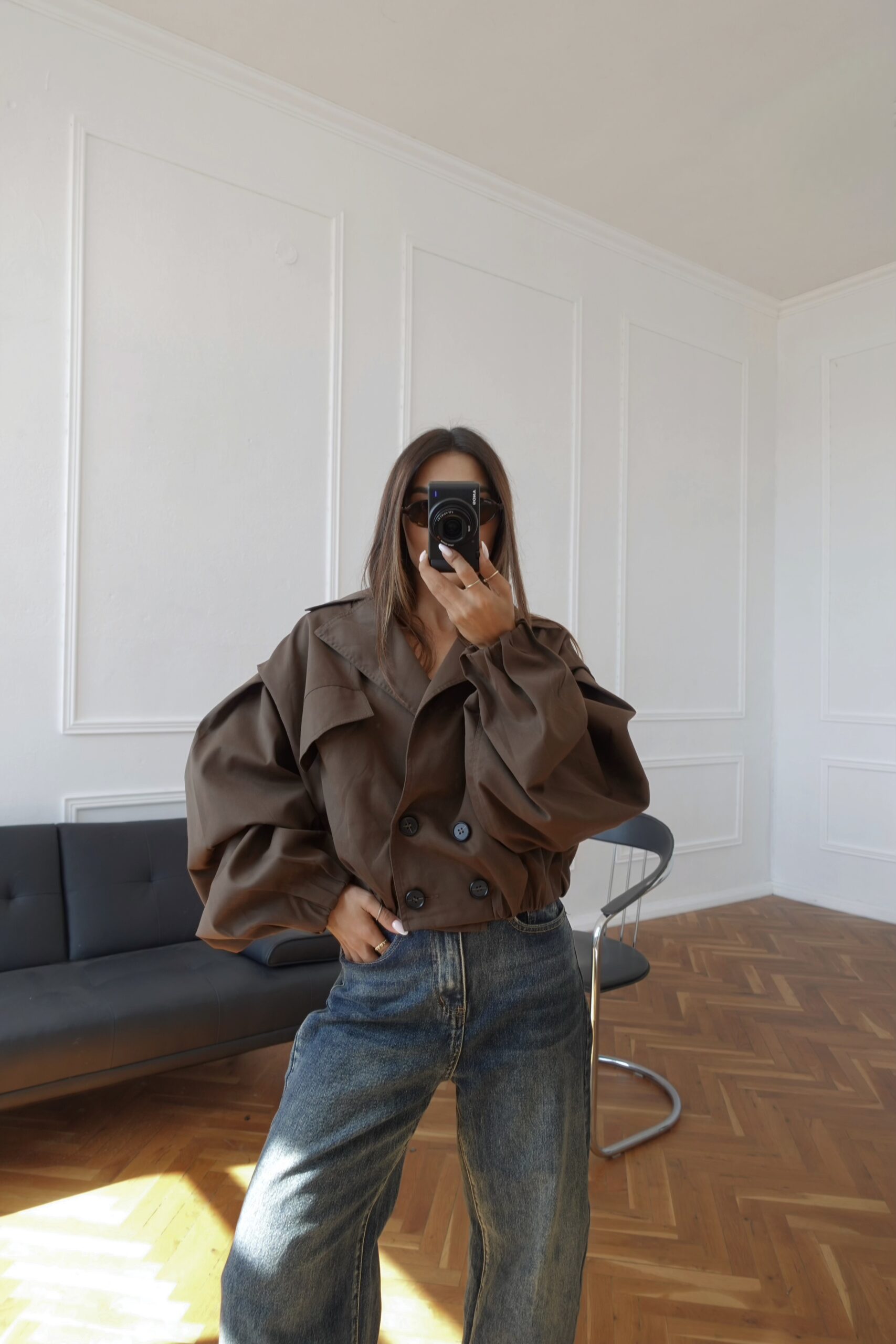 Яке от габардин. •Not your classic trench• - Image 6