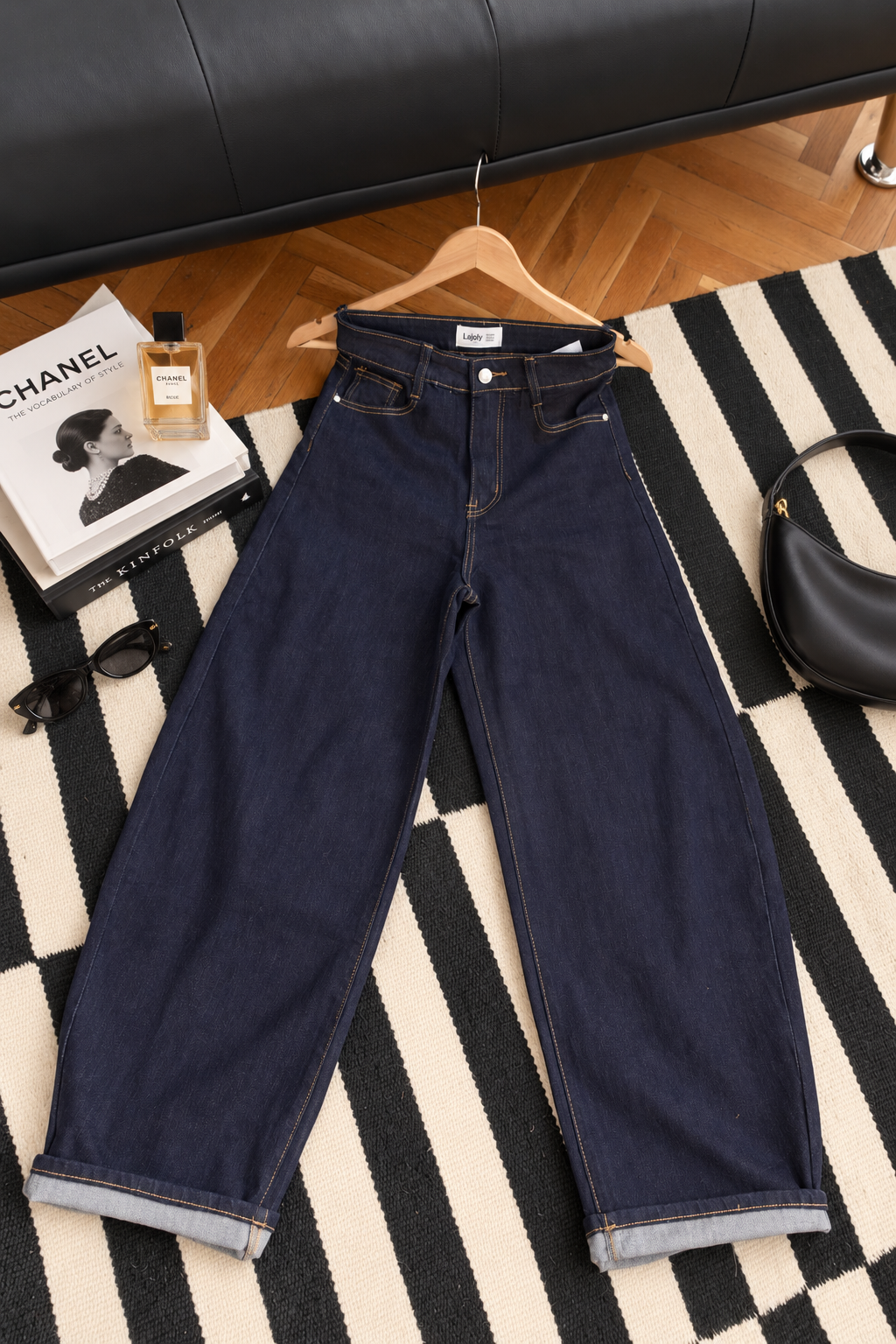 Еластичен деним Indigo Barel Jeans - Image 2