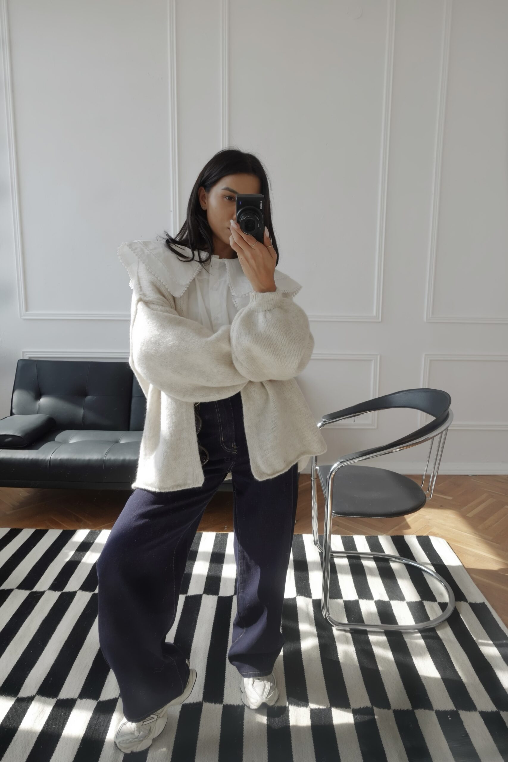 Mila Wool Cardigan /ecru/ - Image 7