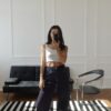 Еластичен деним Indigo Barel Jeans - Thumbnail Image 4