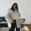 Mila Wool Cardigan /ecru/ - Thumbnail Image 4