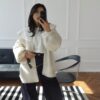 Mila Wool Cardigan /ecru/ - Thumbnail Image 2