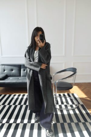 Antracite Knit Cardigan